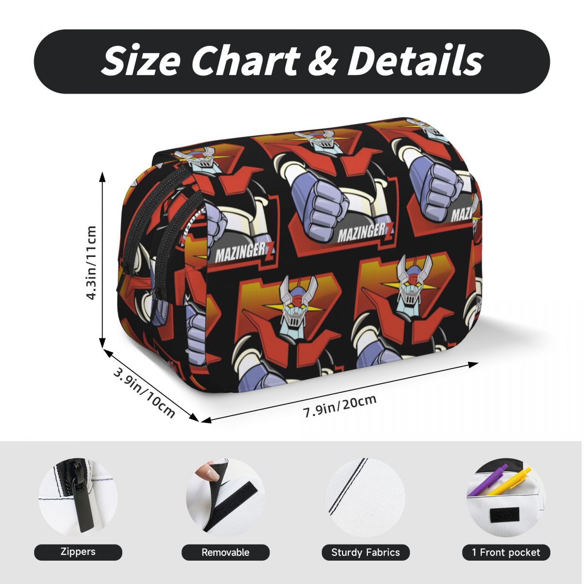 Piórniki Mazinger Z Goldorak A – Mask Case Hard Shell recenzja i cena